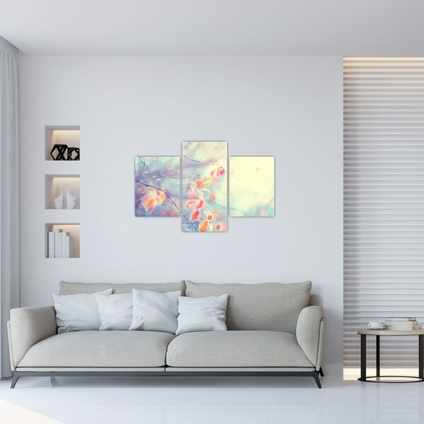 Slika - Listići u ledu (90x60 cm)