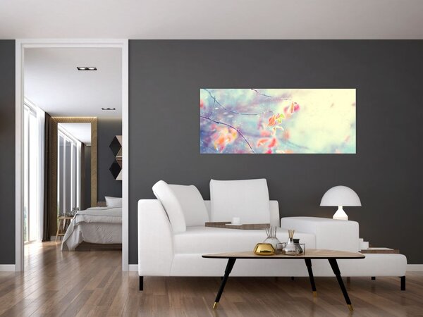 Slika - Listići u ledu (120x50 cm)