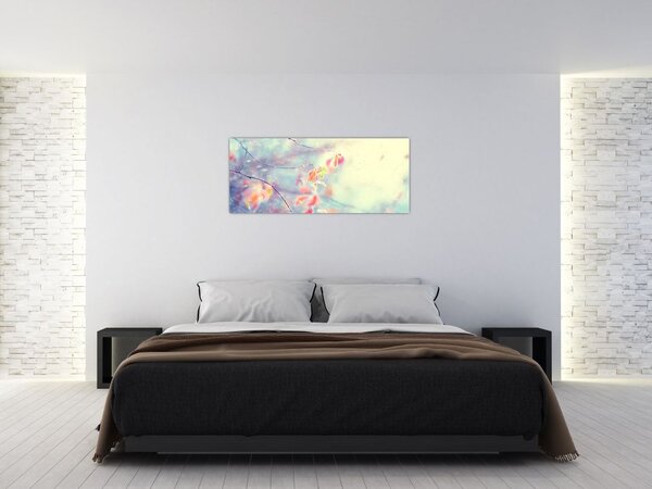 Slika - Listići u ledu (120x50 cm)