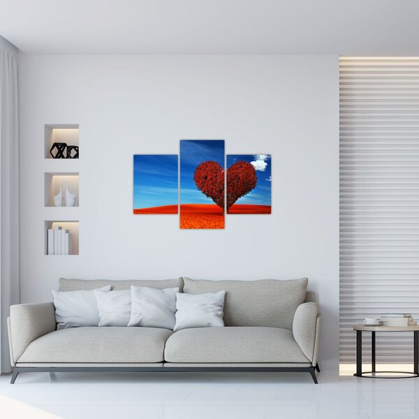 Slika - Stablo u obliku srca (90x60 cm)