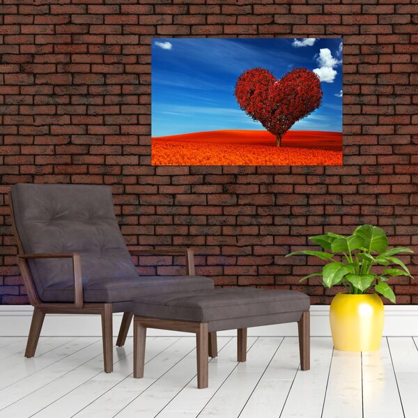 Slika - Stablo u obliku srca (90x60 cm)