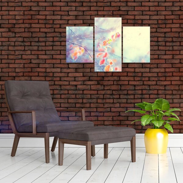 Slika - Listići u ledu (90x60 cm)