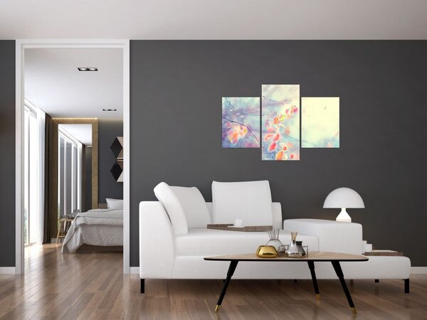 Slika - Listići u ledu (90x60 cm)