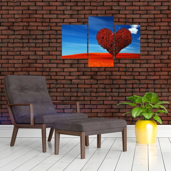 Slika - Stablo u obliku srca (90x60 cm)