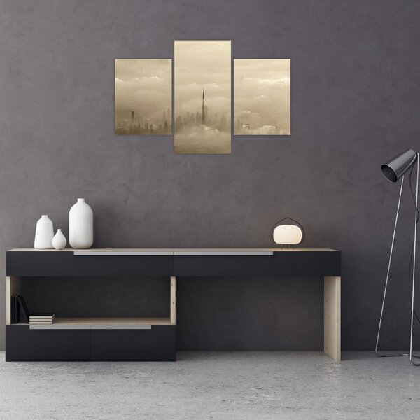 Slika - Grad u oblacima (90x60 cm)