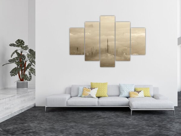 Slika - Grad u oblacima (150x105 cm)