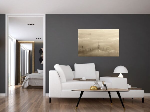 Slika - Grad u oblacima (90x60 cm)