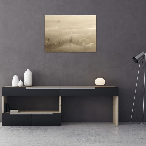 Slika - Grad u oblacima (70x50 cm)