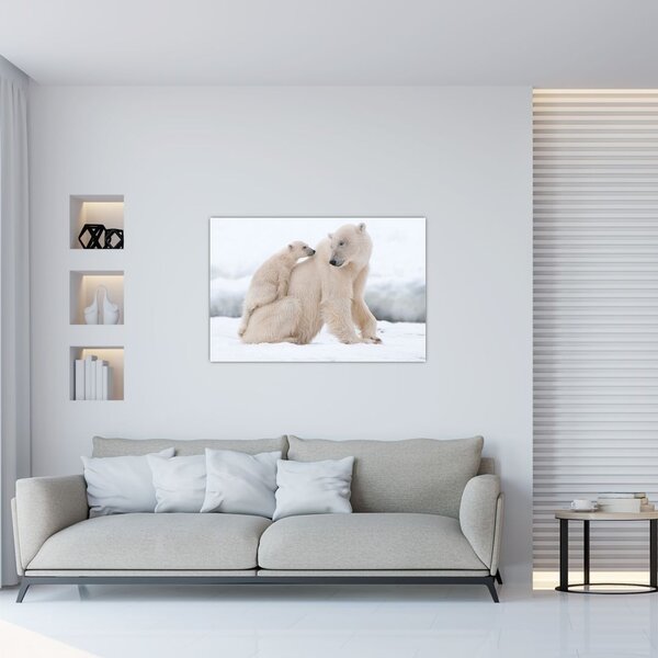 Slika - Polarni medvjedi (90x60 cm)