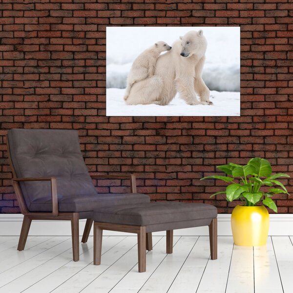 Slika - Polarni medvjedi (90x60 cm)