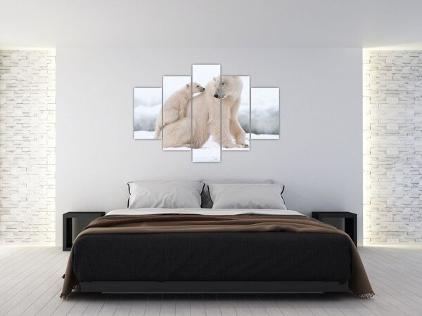Slika - Polarni medvjedi (150x105 cm)
