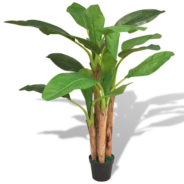 VidaXL Umjetno Drvo Banane s Lončanicom 175 cm Zeleno