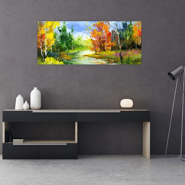 Slika - Pejzažna slika (120x50 cm)