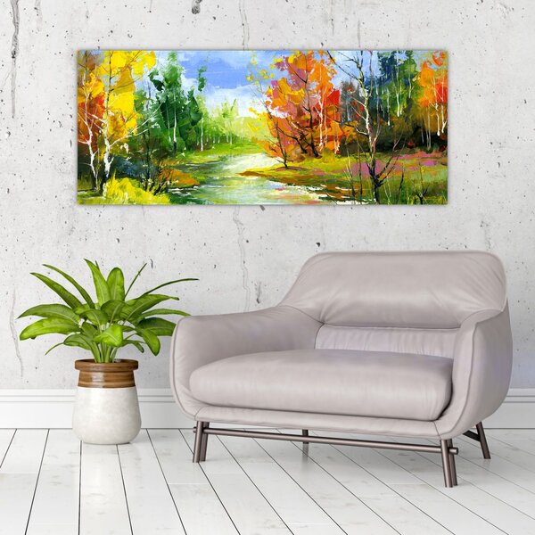 Slika - Pejzažna slika (120x50 cm)