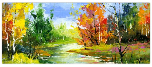 Slika - Pejzažna slika (120x50 cm)