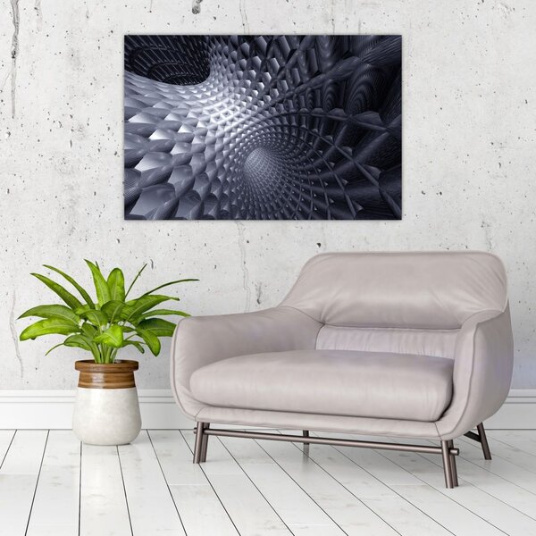 Slika - 3D apstrakcija (90x60 cm)