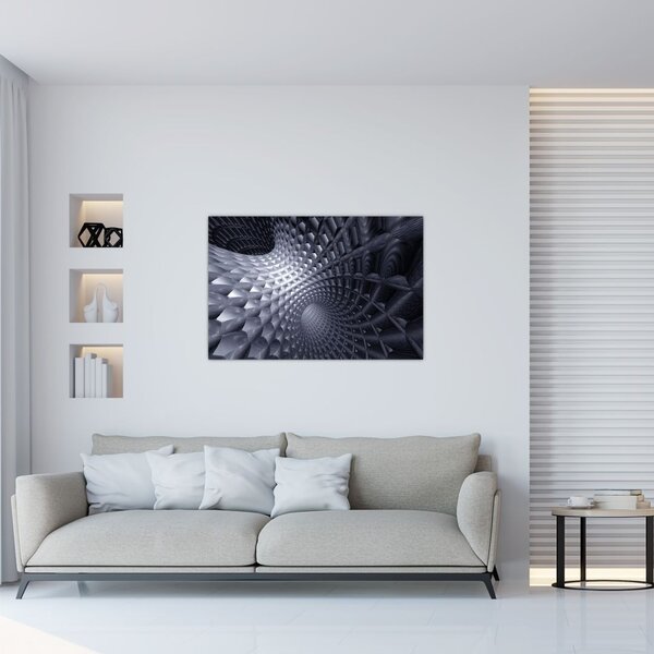 Slika - 3D apstrakcija (90x60 cm)