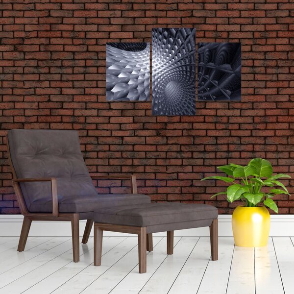 Slika - 3D apstrakcija (90x60 cm)
