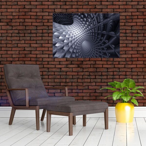 Slika - 3D apstrakcija (90x60 cm)
