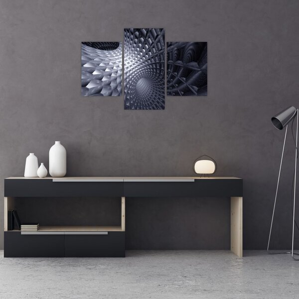 Slika - 3D apstrakcija (90x60 cm)
