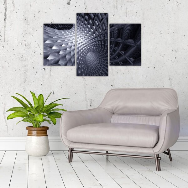 Slika - 3D apstrakcija (90x60 cm)