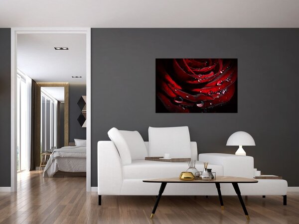 Slika - Detalj ruže (90x60 cm)