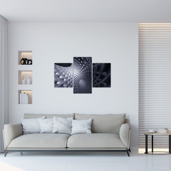 Slika - 3D apstrakcija (90x60 cm)