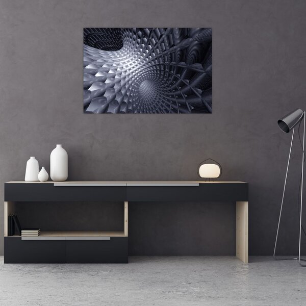 Slika - 3D apstrakcija (90x60 cm)