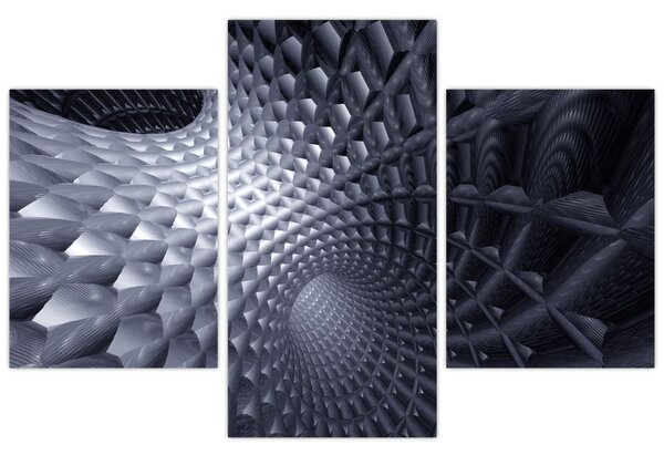 Slika - 3D apstrakcija (90x60 cm)