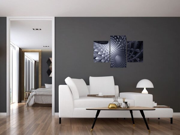 Slika - 3D apstrakcija (90x60 cm)
