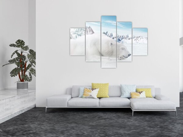 Slika - Polarni medvjed (150x105 cm)