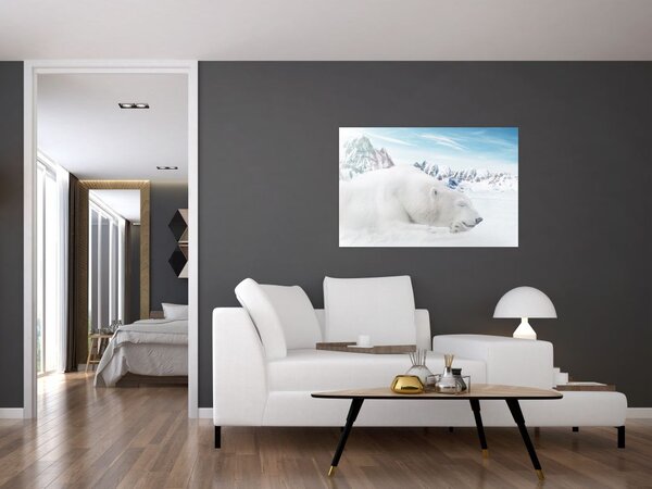 Slika - Polarni medvjed (90x60 cm)