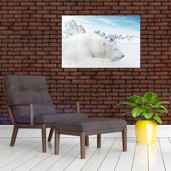 Slika - Polarni medvjed (90x60 cm)