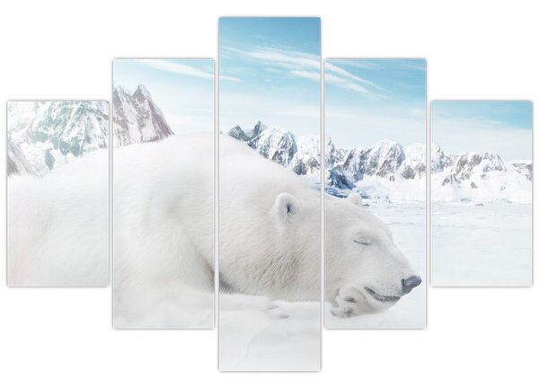 Slika - Polarni medvjed (150x105 cm)