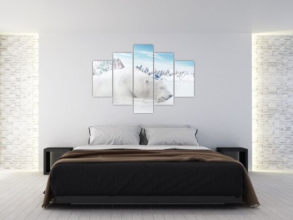 Slika - Polarni medvjed (150x105 cm)