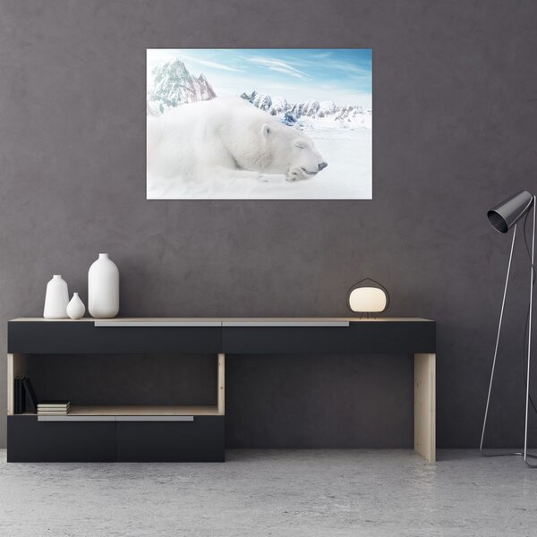 Slika - Polarni medvjed (90x60 cm)