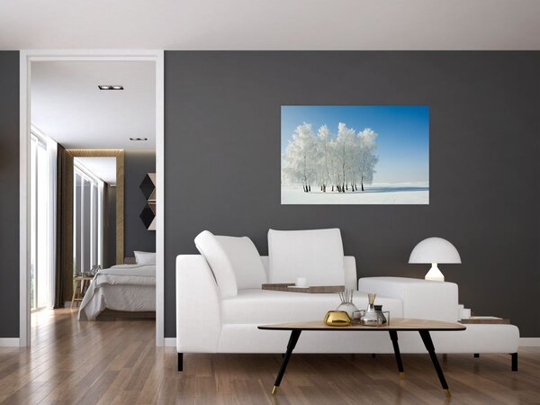 Slika - Snježni krajolik (90x60 cm)