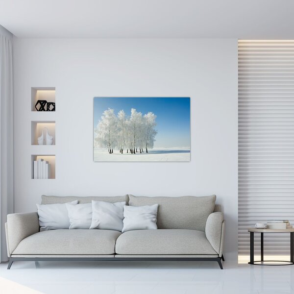 Slika - Snježni krajolik (90x60 cm)