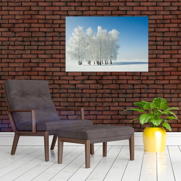 Slika - Snježni krajolik (90x60 cm)