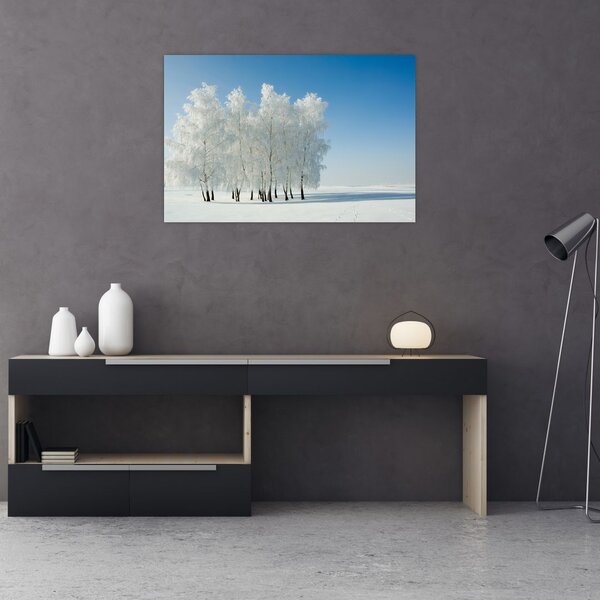 Slika - Snježni krajolik (90x60 cm)