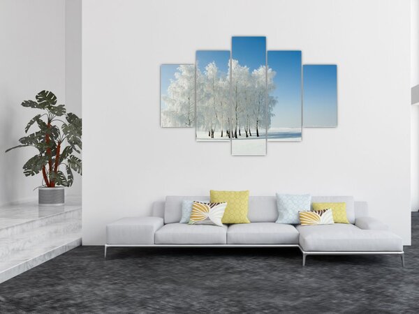 Slika - Snježni krajolik (150x105 cm)