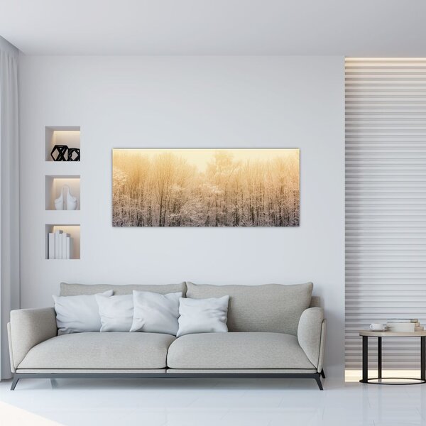 Slika zaleđene šume (120x50 cm)
