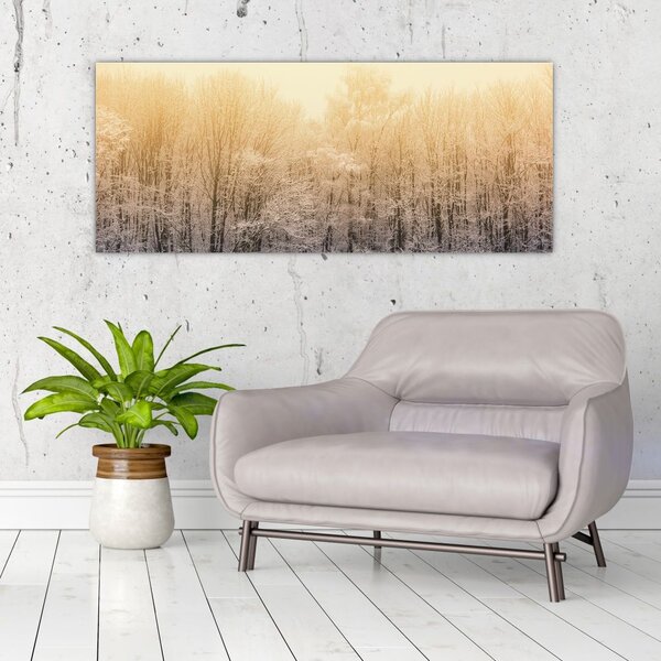 Slika zaleđene šume (120x50 cm)