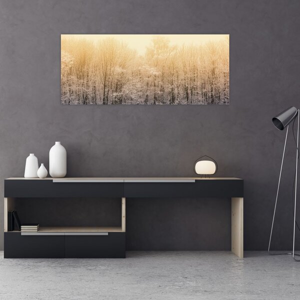 Slika zaleđene šume (120x50 cm)