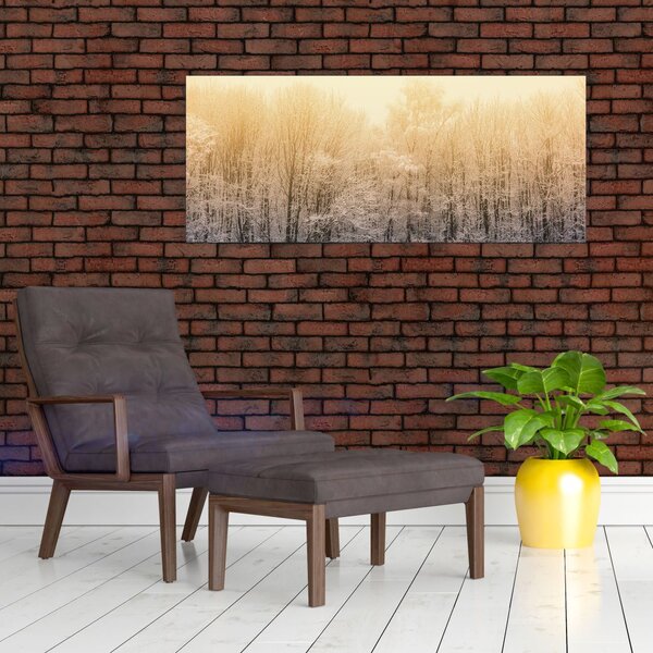 Slika zaleđene šume (120x50 cm)