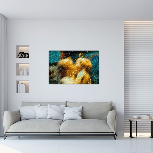 Slika - Ljubljenje anđela (90x60 cm)