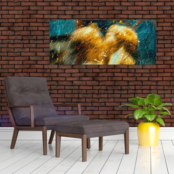 Slika - Ljubljenje anđela (120x50 cm)