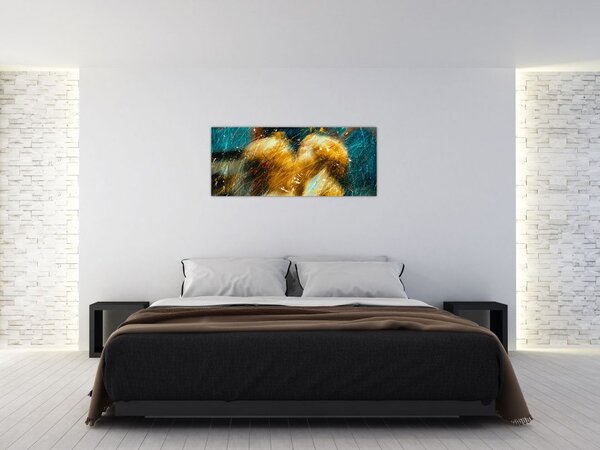Slika - Ljubljenje anđela (120x50 cm)