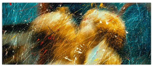 Slika - Ljubljenje anđela (120x50 cm)