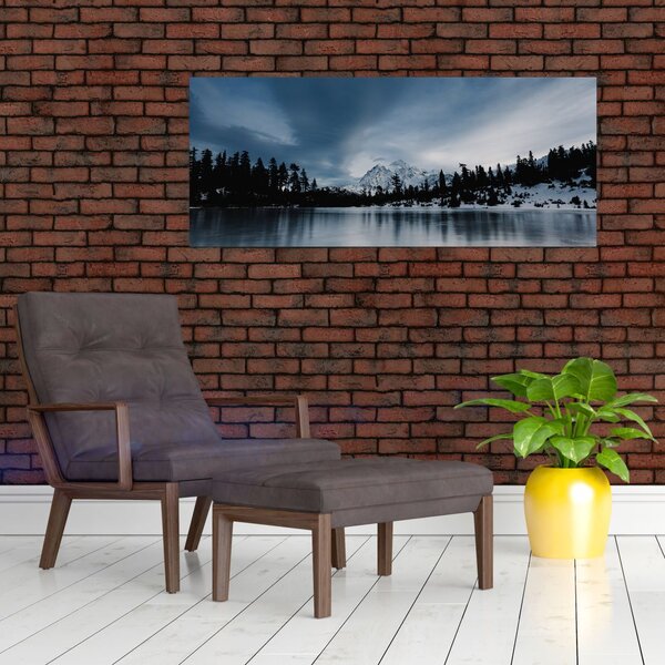 Slika - Na zaleđenom jezeru (120x50 cm)